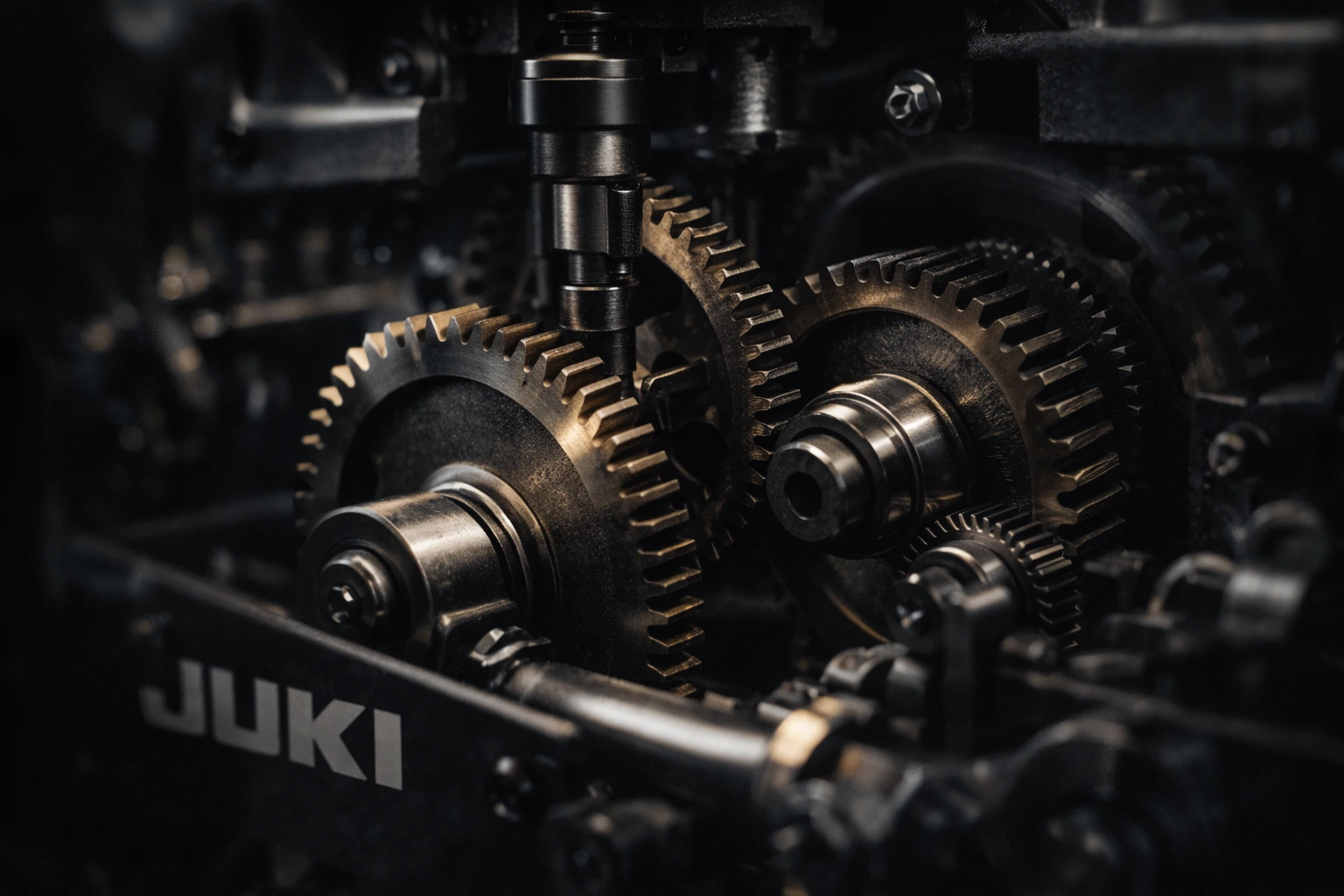 تصویر سینمایی از گیربکس و جزئیات ماشین صنعتی