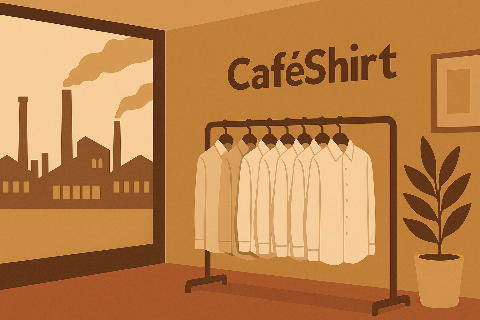 کارخانه تولید پیراهن و شلوار CaféShirt در منطقه آزاد ماکو